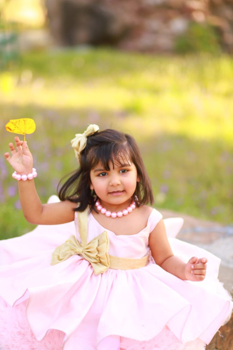 Peach LOTUS frock