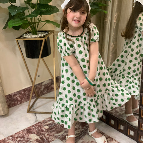Polka dress midi dress