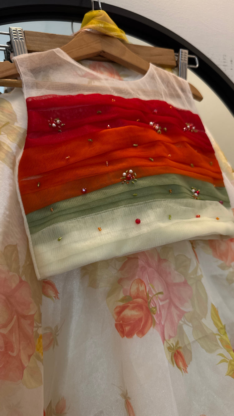 Rosey lehnga set