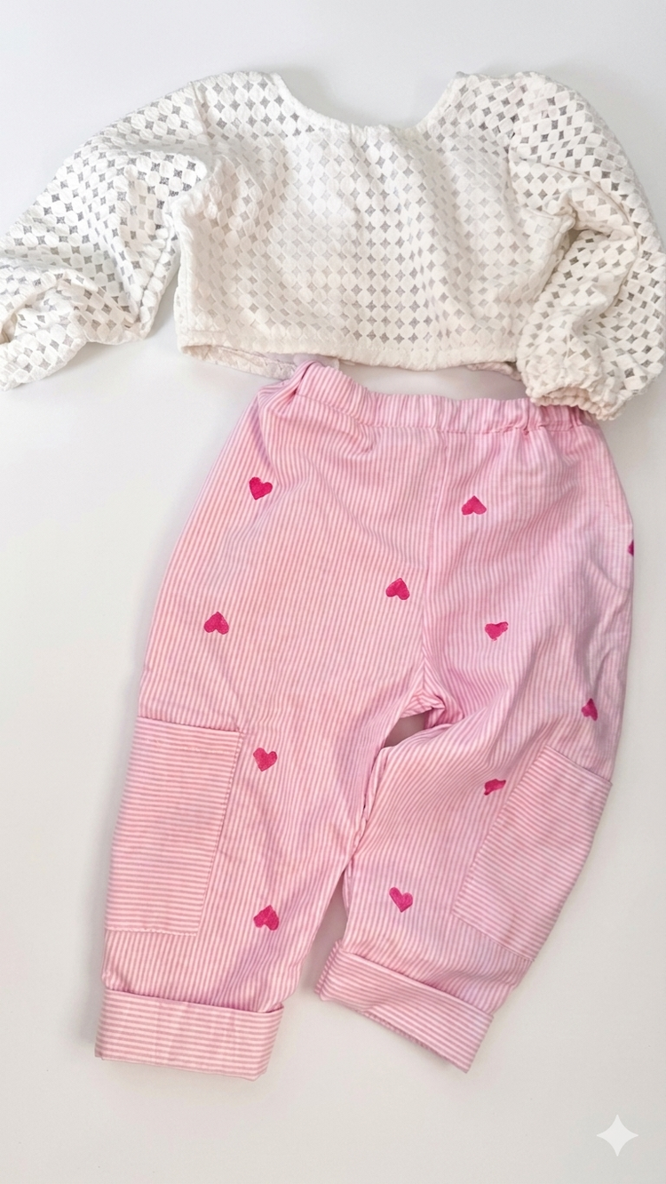Pink Hearts Pant