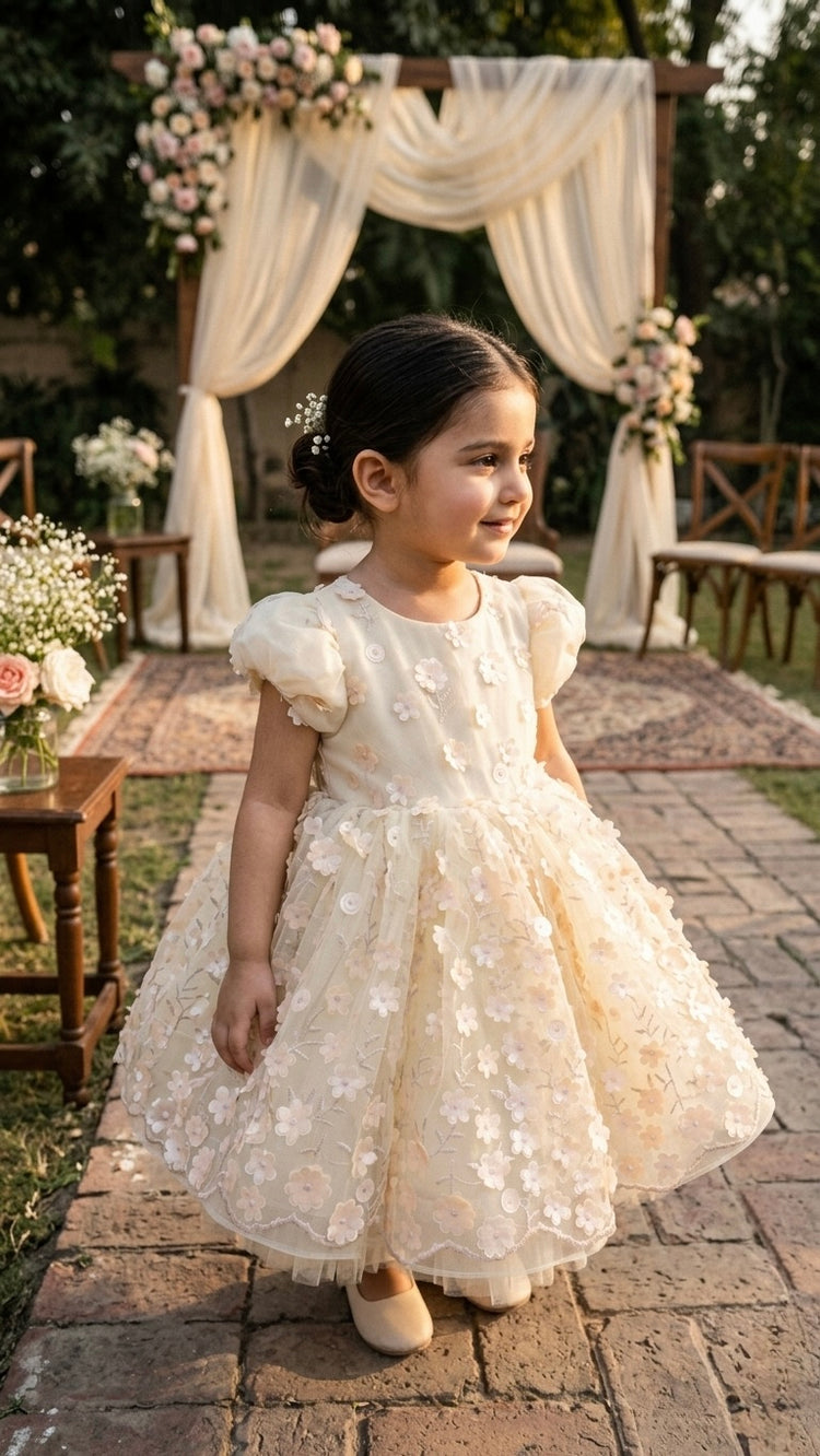Cloudy White tutu dress