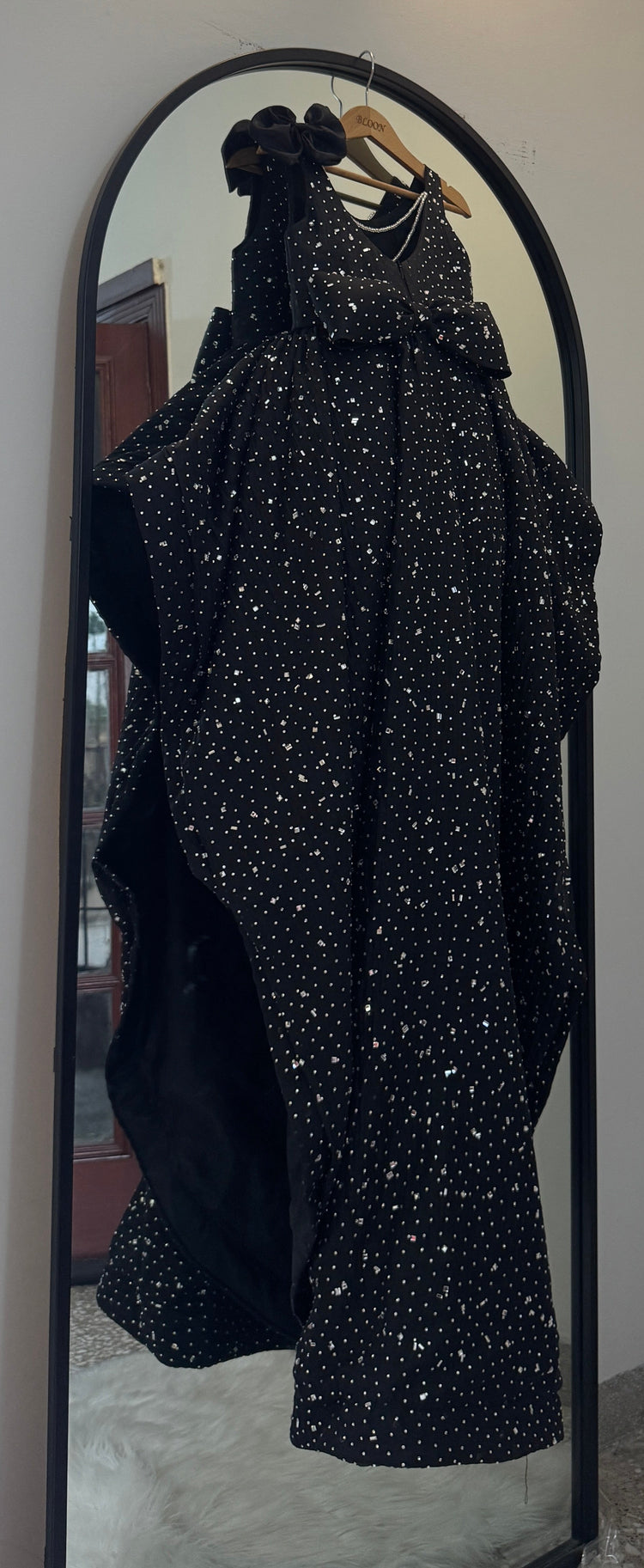 Jewel Black tail dress