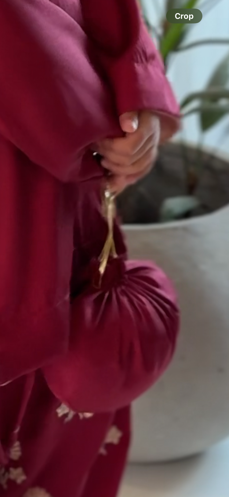 Gul mohar potli maroon ec26