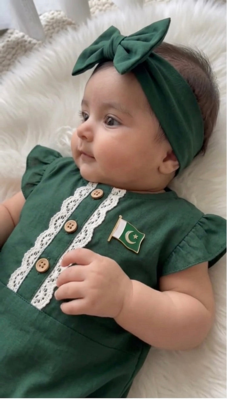 The Greeny Romper