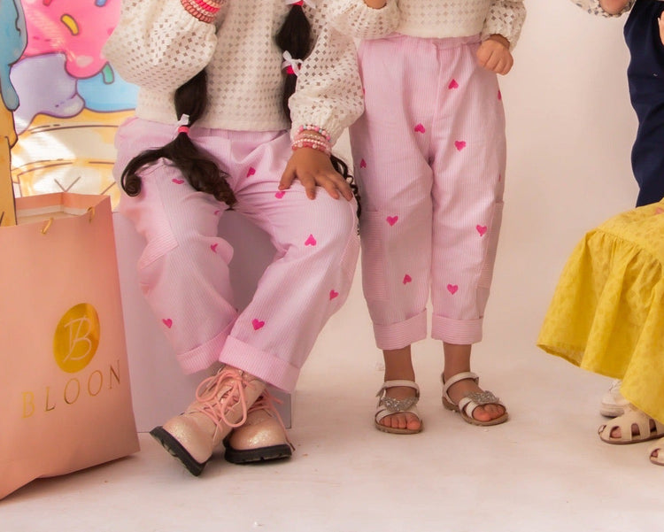 Pink Hearts Pant