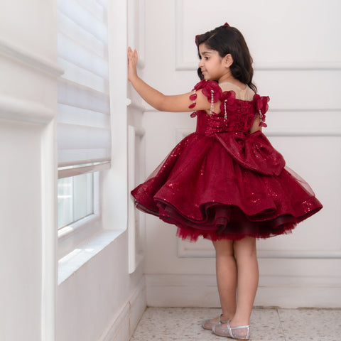 Maroon Fantasy Barbie