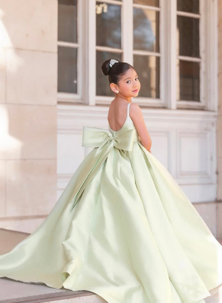 Aizu Luxe Pistachio Gown