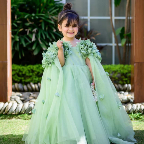 Hayat Briar Rose Dress (pistachio)