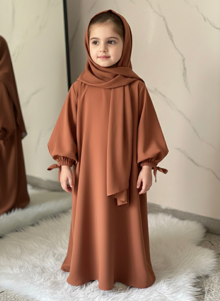 Abaya Coffee Brown EC26