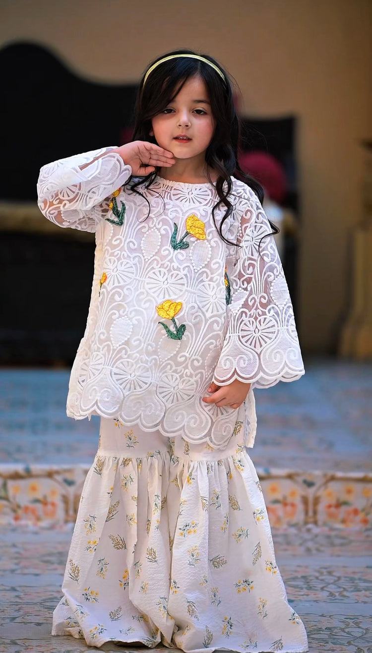 The Garden Flora gharara set eac26