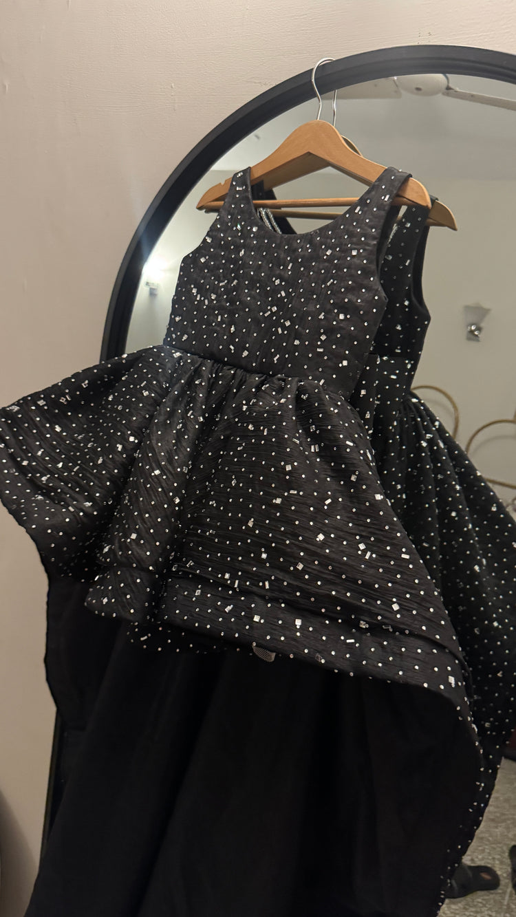 Jewel Black tail dress