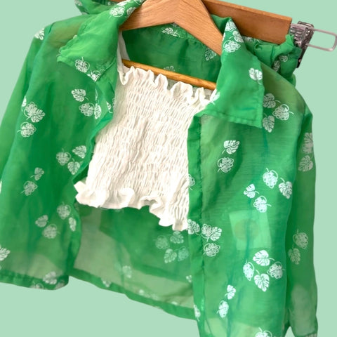 The sunshine Skirt set (green)