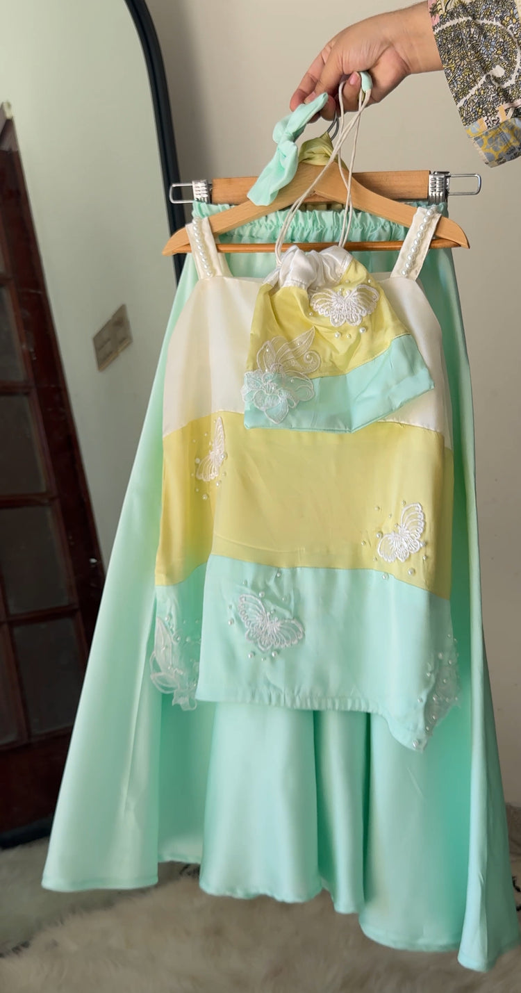 The Pastel dream sharara set