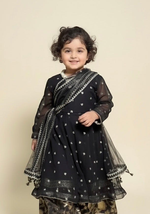 Zary's black lehnga ser