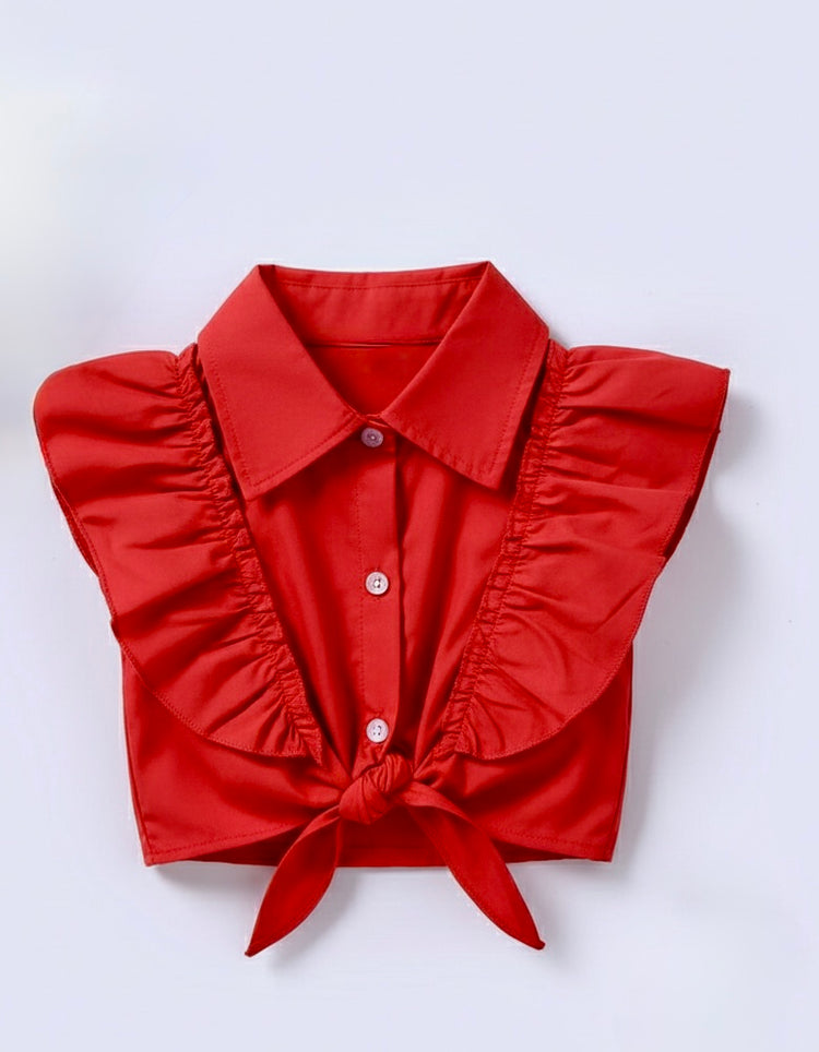 Red collar shirt EC26