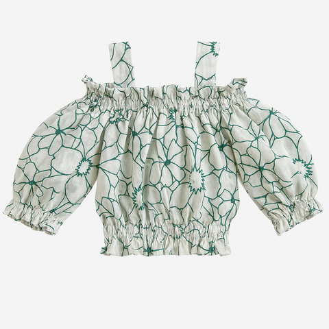 The green Flora top
