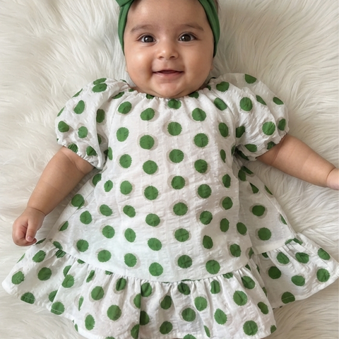 Polka dress midi dress