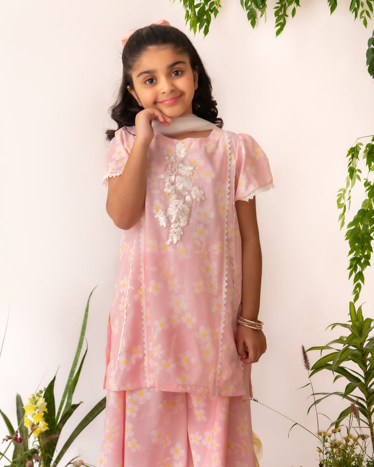 Peach Daisy set eac26