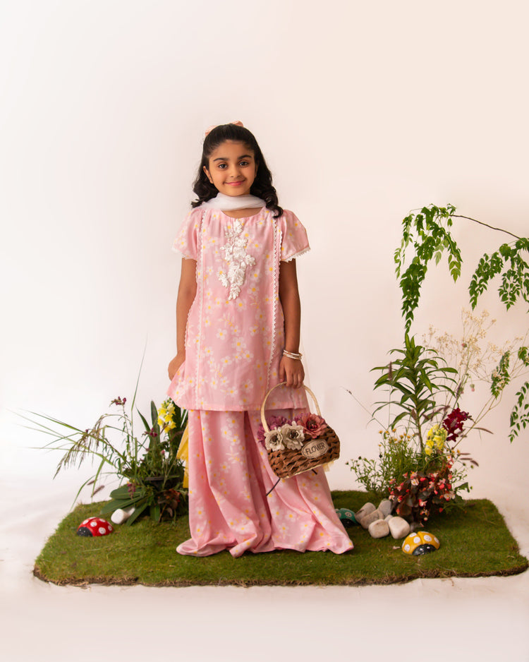 Peach Daisy set eac26
