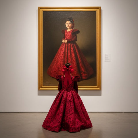 The bambi maroon frock