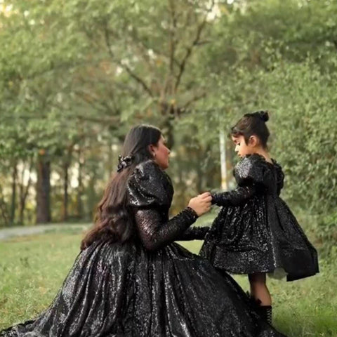 The Black Sequence Dress