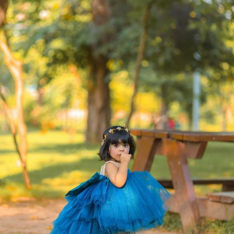 Cruela Blue Tail Dress