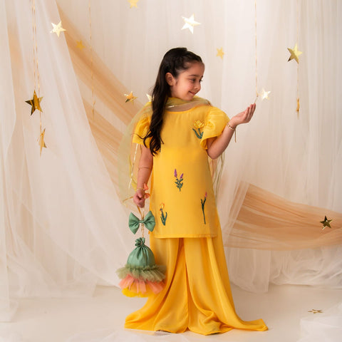 Dehleez set (yellow) ec26