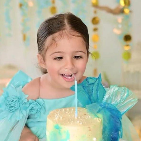 Hayat Briar Rose Dress (Blue)