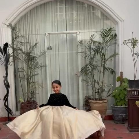 The Narnia black frock