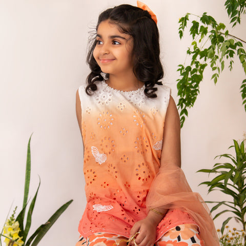 Orange Ombre Flora Set eac26