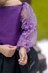 The starlit plum skirt set