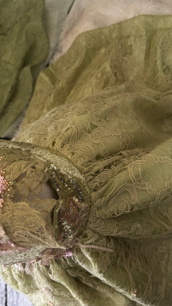 The Secret Garden green tail dress