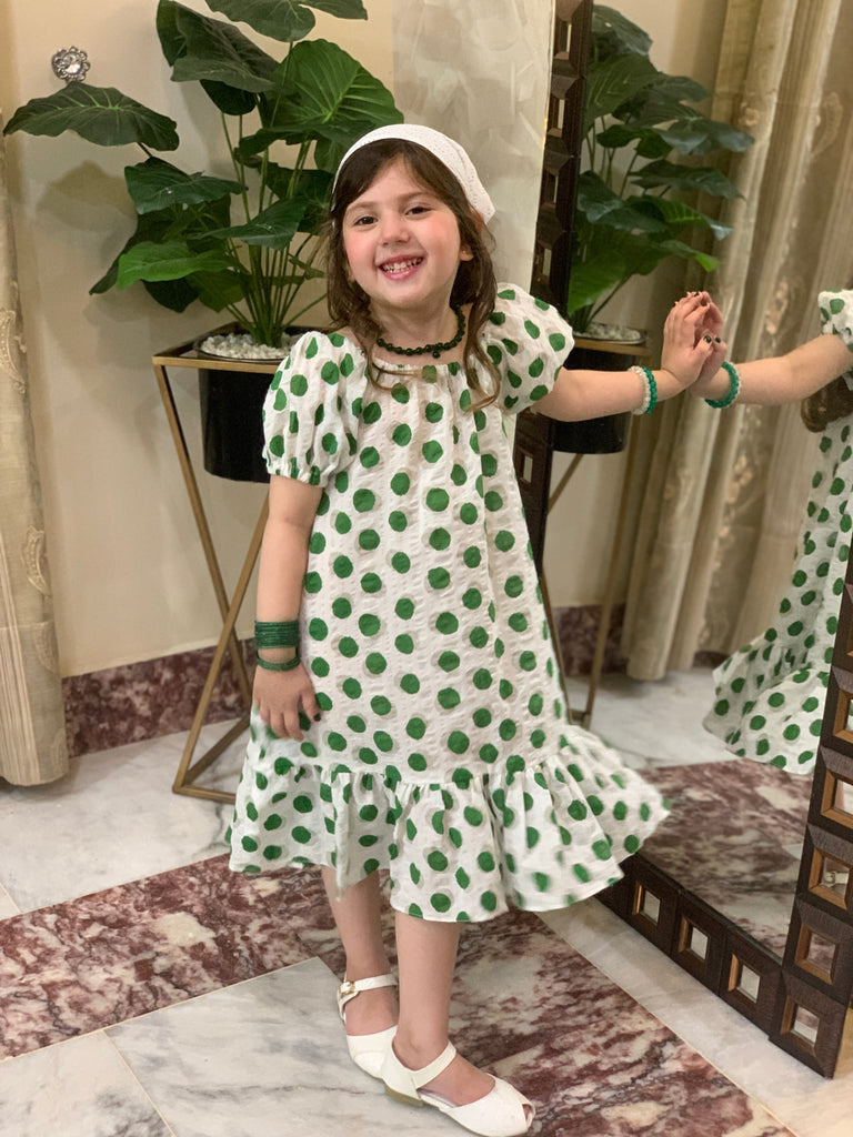 Polka dress midi dress