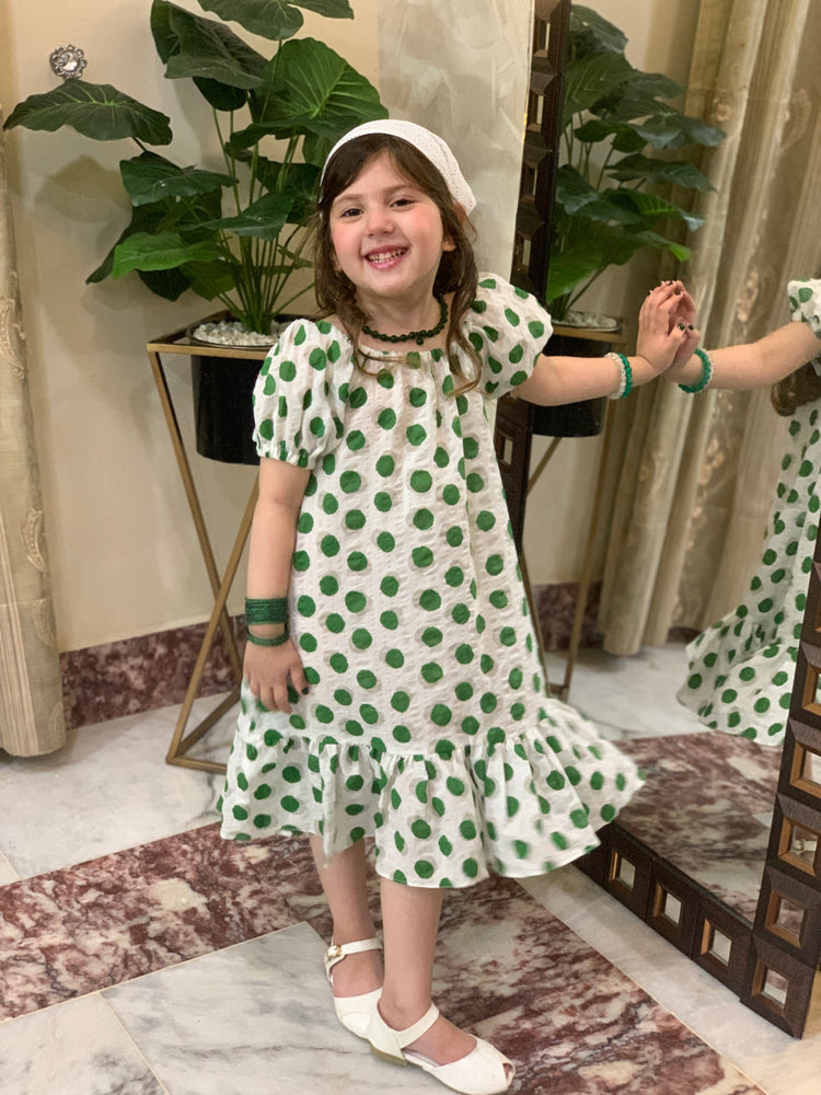 Polka dress midi dress