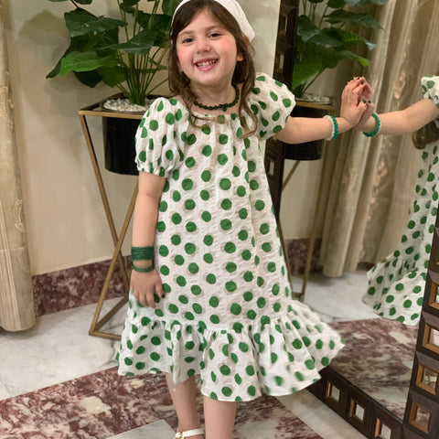 Polka dress midi dress