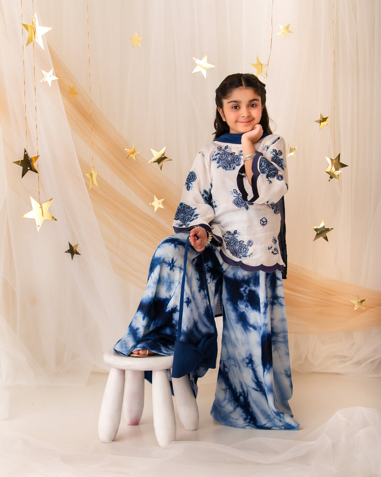 Gul-e-Neel Plazo Set ec26