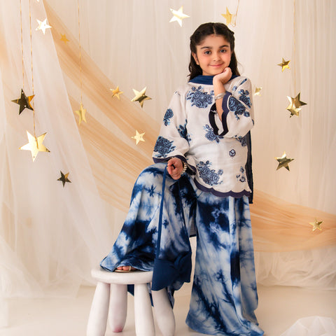 Gul-e-Neel Plazo Set ec26