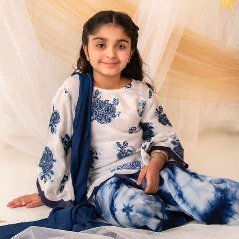 Gul-e-Neel Plazo Set ec26