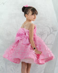 Pink butterfly dress