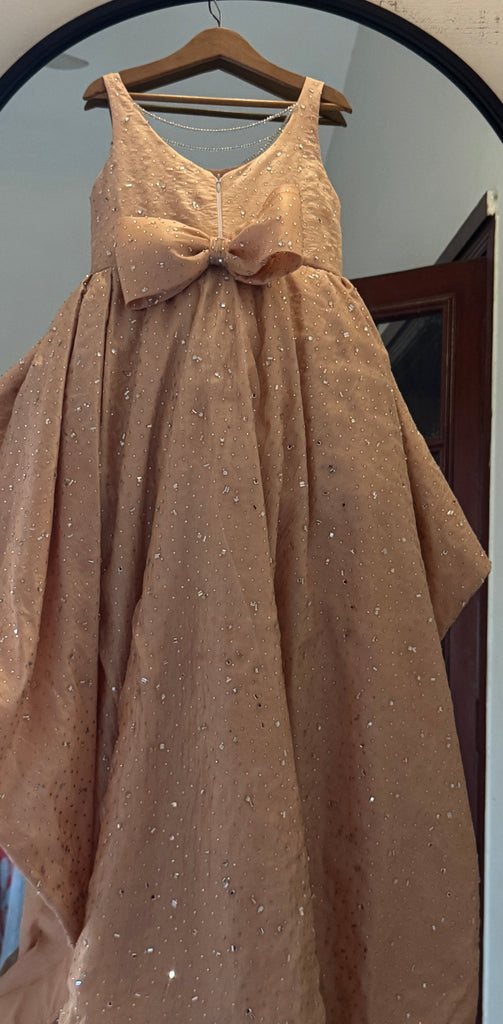 Jewel Peach tail dress