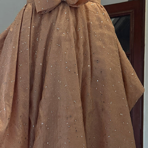 Jewel Peach tail dress