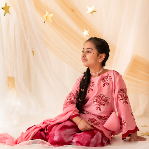 Gul-e-Marjan Plazo Set ec26