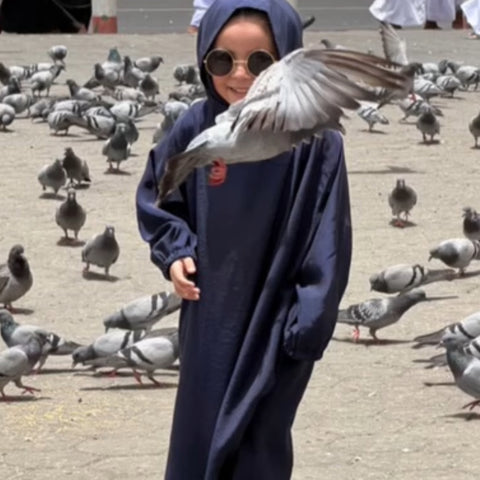 Abaya Navy Blue