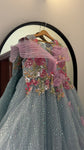 Blue Glazed Gown