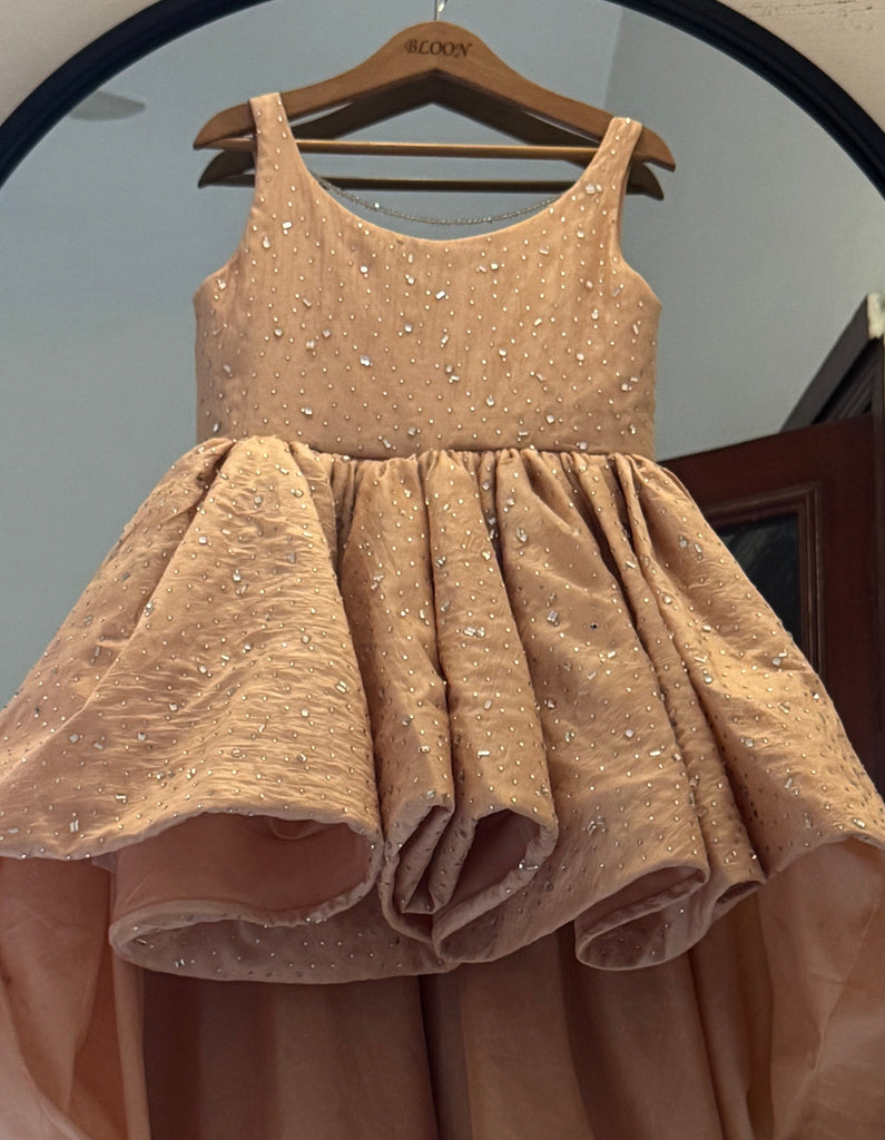 Jewel Peach tail dress