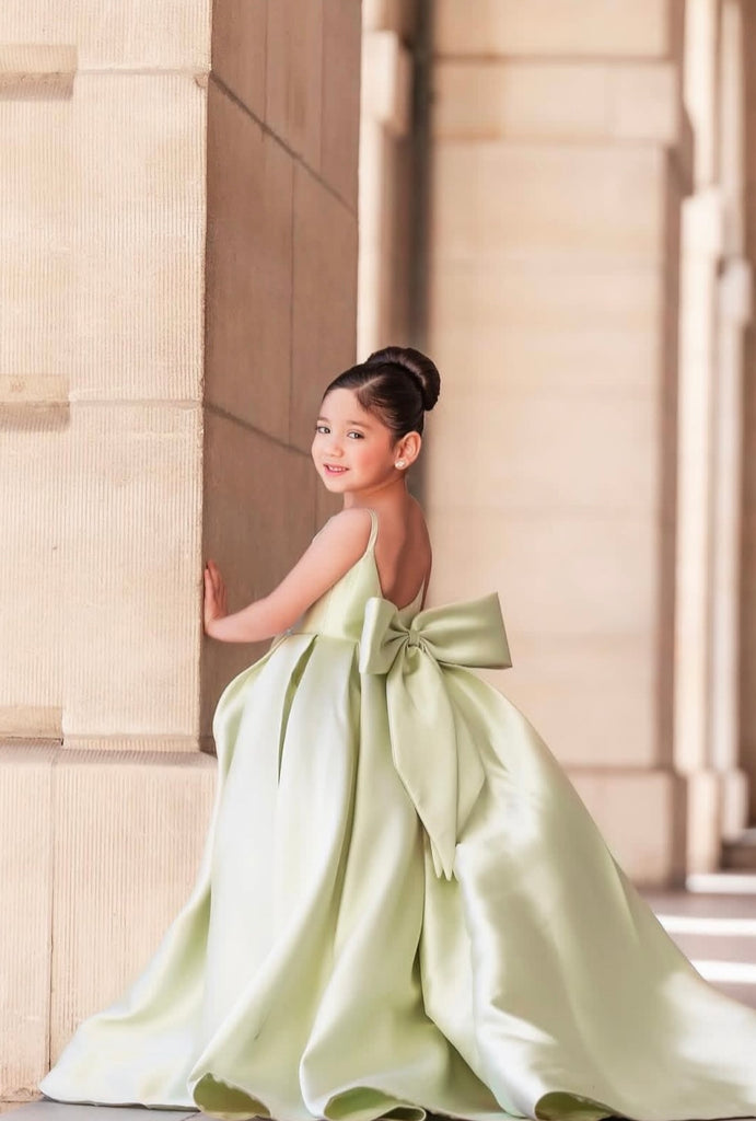 Aizu Luxe Pistachio Gown