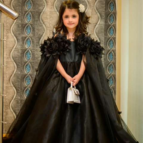 Hayat Briar Rose Dress (black)