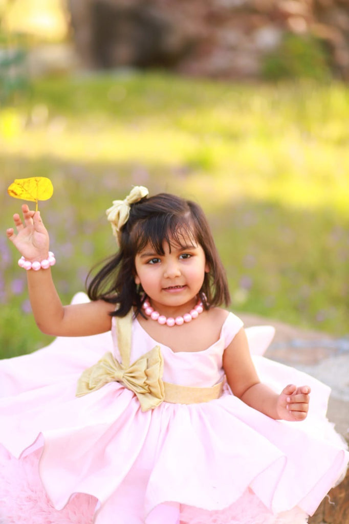 Peach LOTUS frock