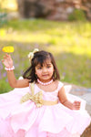 Peach LOTUS frock