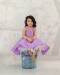 Lilac butterfly dress